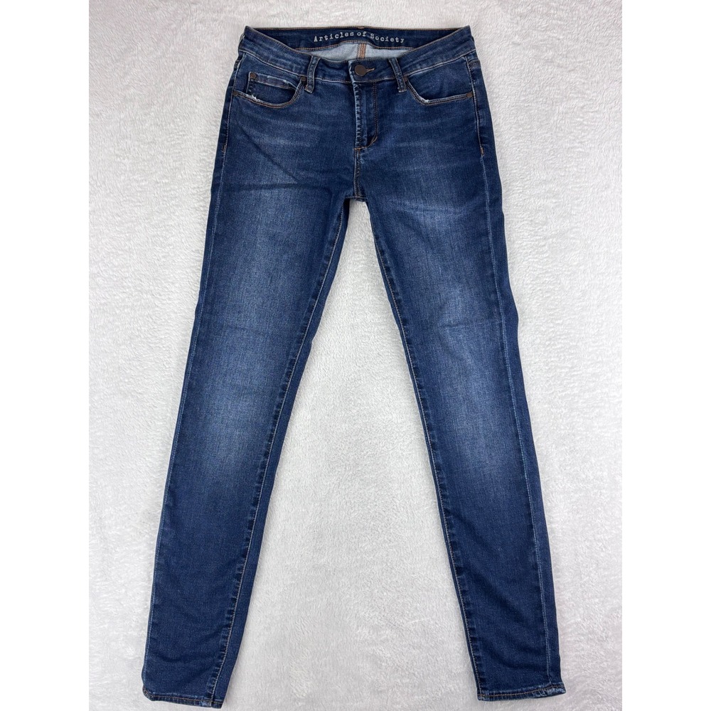 Articles of Society Skinny Jeans Dark Wash Denim Stretch Size‎ 26